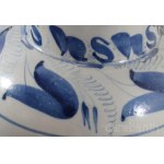 cca 1880 Zsolnay nagyméretű kancsó. Jelzett, oldalán kis javítással, m: 35,5 cm /// ca. 1880 Large Zsolnay jug. Marked, with a small restoration to the side, h: 35.5 cm