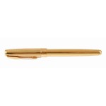 Parker Sonnet Cascade France 1994. Töltőtoll. 18 K arany (Au) heggyel, jelzett, 23 K aranyozott fém testtel. 130 mm Új állapotban. /// Parker Sonnet Cascade France 1994 fountain pen. With an 18K gold (Au) nib, marked, and a 23K gold-plated metal body. Len