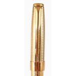 Parker Sonnet Cascade France 1994. Töltőtoll. 18 K arany (Au) heggyel, jelzett, 23 K aranyozott fém testtel. 130 mm Új állapotban. /// Parker Sonnet Cascade France 1994 fountain pen. With an 18K gold (Au) nib, marked, and a 23K gold-plated metal body. Len