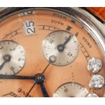 Chopard Happy Sport női karóra, 7 db brillel, eredeti újszerű bőr szíjjal és egy tartalék szíjjal. Eredeti dobozában, díszdobozban, szerviz certifikáttal d: 30 mm Chopard Happy Sport women's wristwatch featuring 7 brilliant-cut diamonds, an original leath