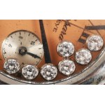 Chopard Happy Sport női karóra, 7 db brillel, eredeti újszerű bőr szíjjal és egy tartalék szíjjal. Eredeti dobozában, díszdobozban, szerviz certifikáttal d: 30 mm Chopard Happy Sport women's wristwatch featuring 7 brilliant-cut diamonds, an original leath