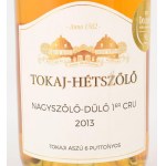 2013 Tokaj-Hétszőlő Tokaji Aszú, 6 puttonyos, Nagyszőlő-Dülő 1er Cru, bontatlan palack édes, fehér desszertbor, "2017 Decanter World Wine Awards 95 Points" arany érme címkével, 11%, 0,5l /// 2013 Tokaj-Hétszőlő Tokaji Aszú, 6 Puttonyos, Nagyszőlő Vineyard