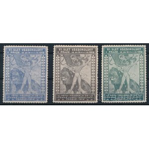 1912 Prága 3 klf levélzáró