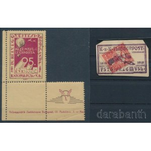 1915/1940 Przemysl levélzárók (rozsda / stain)