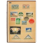 Tartalmas régi vasúti posta, hotelposta, magánposta világ gyűjtemény benne Hohen Rinne és egyéb magyar, osztrák, angol, török, svájci, kanadai, stb kb 220 db bélyeg kis méretű berakóban Extensive old railway mail, hotel mail, private mail world collection