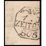 1805 Journal de Francfort, francia nyelvű újság szignettával