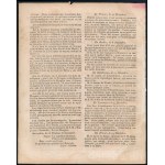 1805 Journal de Francfort, francia nyelvű újság szignettával