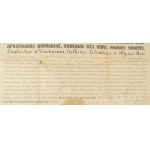 1843 A Lisznyói székely Jakó (Jákó) Ferenc kinevezési ügyvédi hivatásba. Donáth Sándor és Vargyas Sándor Dániel aláírásával. papírfelzetes viaszpecséttel, hátoldalán sepsiszentgyörgyi kihirdetési záradékkal. 60x43 cm Hajtva