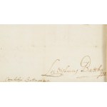 1769. febr. 10. Bécs. Mária Terézia ügyvédi hivatással kapcsolatos rendeletének Szatmár vármegyéhez szóló aláírt példánya. A jogbiztonság növelése, az arra méltatlan, nyerészkedő ügyvédek eltávolítása és a jogügyek gyorsítása érdekében elrendeli, hogy eze