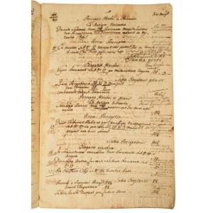 1773. Esztergom szabad királyi város városi gondnokának (oeconomus), Hell Antalnak a számadása a város 1773. jan. 1. és dec. 31. közötti gazdálkodásáról. Érdekes bejegyzések a mezőgazdasági terményekről, a város alkalmazottainak fizetéséről, téglakályha é