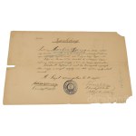 1780-1895 bedői Markos György (1829-1895) 1848-as szabadságharcos őrmester irathagyatéka. Honvédegyleti igazolás, Várnay Gábor honvédőrnagy aláírásával, 1853-as lyceumi igazolás, felmenőjének bedői Markos András Szatmár megyei Dály (Dalut RO) székely erdé