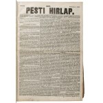 1848 A Pesti Hírlap 1848-as évfolyama első félévének számai, egybekötve. A forradalom és szabadságharc sajtókrónikája. A kötet jelentősége és kollációja: A Pesti Hírlap, mint a reformellenzék és Kossuth Lajos által fémjelzett legfontosabb orgánum, 1848 ta