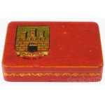 1940 Kézzel festett címeres dobozka fából, Kolozsvár 1940. IX. 11. felirattal, 6,5×9,5×2,5 cm