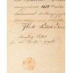1852 A' Pesti Első Magyar Képző Művészetek Academiája (Első Magyar Festészeti Akadémia) oklevele Németh Julcsa krétarajz-fejért járó második fokú kitüntetése, Pest, 1852. november 14., díszes fejléces papíron (Tyroler Pesten), Marastoni Jakab (1804-1860