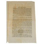 1848. október 20., Olmütz, V. Ferdinánd (1793-1875) osztrák császár, magyar és cseh király (1835-1848) magyar nyelvű, nyomtatott kiáltványa: Magyar, Horvát, Tótországok, Erdély és a' katonai végvidék lakosaihoz. Kimondottuk 1848ki September 22kén kelt ma