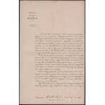 1881 Ordódy Pál közmunka és közlekedésügyi miniszter (1880-1882) autográf aláírása Távirda intézet fegyelmi tanácsába szóló kinevezésen