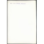 cca 1934 Kinszki Imre (1901-1945) budapesti fotóművész hagyatékából, pecséttel jelzett vintage fotó (erezet), 17,6x11,5 cm