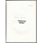 cca 1930-1940 Szendrő István (1908-2000): Atkár (Heves megye), fiatal pár népviseletben, a hátoldalon feliratozott, pecséttel jelzett fotó, 23×17 cm