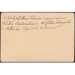 1893 Besztercebánya (Banská Bystrica, Neusohl), hideghéti Bittera Kálmán (1829-1893) polgármester temetése (a fekete zászlós épület a Bittera család háza), kabinetfotó, Gutkaiss József műterme, Besztercebánya, 11x16 cm