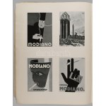 1929 Modiano. Modiano cigarettapapír-gyár prospektus. Bp., 1929, (Riegler József Ede-ny.), 4 sztl. lev.+16 t. Kiadói aranyozott papírkötés, szakadt, kissé kopott, kissé foltos borítóval, a borító elülső sarkain hiánnyal, de belül jó állapotban. Rendkívül 