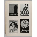 1929 Modiano. Modiano cigarettapapír-gyár prospektus. Bp., 1929, (Riegler József Ede-ny.), 4 sztl. lev.+16 t. Kiadói aranyozott papírkötés, szakadt, kissé kopott, kissé foltos borítóval, a borító elülső sarkain hiánnyal, de belül jó állapotban. Rendkívül 