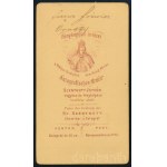cca 1870 Friwisz Ferenc őrnagy, 1848-49-es honvéd százados portréja, vizitkártya Szentkuty István vegyész és fényképész műterméből (,,Fényképészi intézet A Mátjás Királyhoz), a hátoldalon feliratozva, 10,5x6 cm. Friwisz Ferenc százados elsősorban arról i