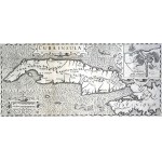 Hondius, Jodocus - Mercator, Gerard: Cuba Insula. - Hispaniola Insula. - Insula Jamaica. - Insula S. Ioannis. - Insula Margareta Cum Confiniis. [Amszterdam] (Amstelodami, 1606). Hondius. Rézmetszet, mérete: 350x490 mm, lemezméret: 355x495 mm, lapméret 420