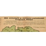 1928 "Mit vesztett a magyar színészet Trianon által?"- Az Országos Színészegyesület hivatalos trianoni emlék- és tiltakozó térképe. Rajzolta: Abonyi Z., tervezte: B. Kovács Andor, az adattárat összeállította: Erődi Jenő (Bp., az Országos Színészegyesület 