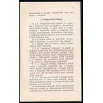1913 Bp., Kugler Henrik utóda Gerbeaud Részvénytársaság alapszabályai, szép állapotban, 8p
