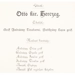 Lovagjáték a Hunyadiak korából. A Klotild szeretetház javára tartják a Tattersallban 1902. május 16-án és 17-én. DEDIKÁLT: Nemes Mihály (1866-1945) festő, illusztrátor, a lovagjáték történeti festőművészének DEDIKÁCIÓJÁVAL! Az én kedves Miklós öcsémnek, 