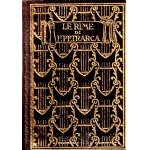Petrarca, Francesco: Le rime di Francesco Petrarca. [Miniatűr kiadás.] Firenze, 1900. Editore G. Barbera. 1 t. (címkép) + [2] + V + [1] + 379 + [1] p. Miniatűr kötet, mérete: 62x45 mm. Egyetlen miniatűr kiadás. Bibliapapírra készült bibliofil kötetünk Fra