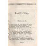 Petrarca, Francesco: Le rime di Francesco Petrarca. [Miniatűr kiadás.] Firenze, 1900. Editore G. Barbera. 1 t. (címkép) + [2] + V + [1] + 379 + [1] p. Miniatűr kötet, mérete: 62x45 mm. Egyetlen miniatűr kiadás. Bibliapapírra készült bibliofil kötetünk Fra