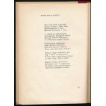 József Attila: Medvetánc. Válogatott költemények 1922-1934. Bp.,1934., Révai, 108+4 p. Első kiadás. Számozatlan példány! A Medvetánc József Attila (1905-1937) költő, Baumgarten- és posztumusz Kossuth-díjas költő egyik legjelentősebb kötete, a szerző bevez