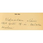 Kuncz Aladár: Fekete kolostor. Feljegyzések a francia internáltságból. I-II. köt. A szerző, Kuncz Aladár Dadi (1885-1931) író, szerkesztő által testvére, dr. Kuncz Ödön Dédi (1884-1965) jogász, közgazdász, ügyvéd részére DEDIKÁLT példány! Édes jó Déd
