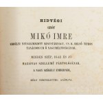 Kriza János: Vadrózsák. I. kötet. Székely népköltési gyűjtemény. Kolozsvár, 1863, Stein János, (Ev. Ref. Főtanoda-ny.), VIII+577+3 p. Unicus, több kötete nem jelent meg. Első kiadás. Átkötött aranyozott gerincű félvászon-kötés, márványozott lapélekkel, ko