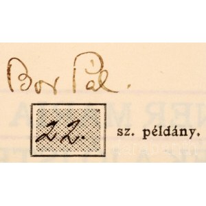 Rilke, Rainer Maria: Mesék a Jó Istenről (Bp., 1921. Pán.) 200+(1)p.+6t. Számozott (22./100), Bor Pál illusztrátor által aláírt példány. Bor Pál tollrajzaival. Cserna Juliska által tervezett, aranyozott, kiadói bőrkötésben.