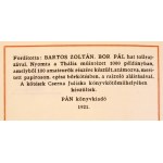 Rilke, Rainer Maria: Mesék a Jó Istenről (Bp., 1921. Pán.) 200+(1)p.+6t. Számozott (22./100), Bor Pál illusztrátor által aláírt példány. Bor Pál tollrajzaival. Cserna Juliska által tervezett, aranyozott, kiadói bőrkötésben.