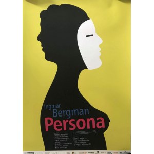Plakat do filmu Persona Ingmara Bergmanna, 70x100 Mirosław Adamczyk 2010
