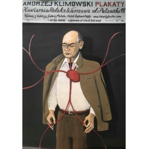 Plakat z wystawy 2013 roku plakatów Andrzeja Klimowskiego