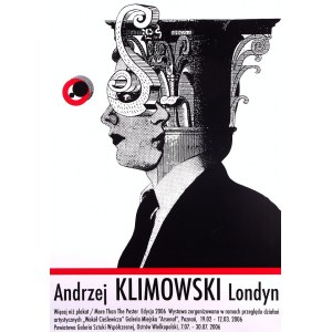 Plakat z objazdowej wystawy Andrzeja Klimowskiego 2006, 70x100cm