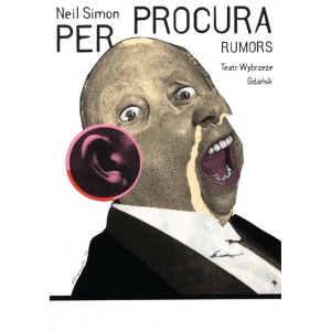 PlakatPer Procura, autor Andrzej Klimowski, 2011, 70x100cm