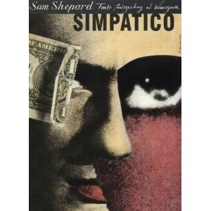 Plakat Simpatico, aut. Andrzej Klimowski, 1999r. 70x100cm