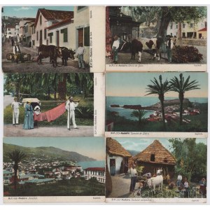 9 db RÉGI Madeira város képeslap / 9 pre-1945 Madeira town postcards