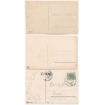 3 db RÉGI dél-tiroli város képeslap (Arco, Bozen) / 3 pre-1945 South Tyrolean (Südtirol) town postcards: Arco, Bolzano