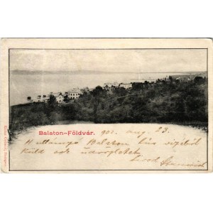 1902 Balatonföldvár, látkép. Klösz György és Társa (Rb)