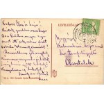 1913 Balatonföldvár, partrészlet, vitorlás hajó. Gerendai Gyula kiadása (EK)