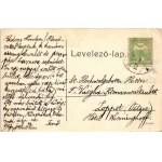 1907 Balatonszemes, Szemes, Falu-Szemes; Nyaralók a Balaton mellett, villa. Berliner Salamon kiadása (EB)