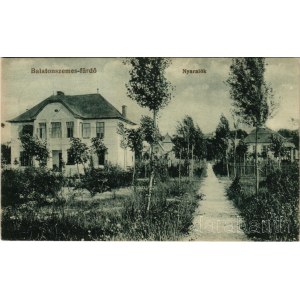 Balatonszemes-fürdő, nyaralók, villák