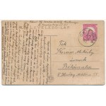 1929 Battonya, Városháza, piac. leporellólap 10 képpel, közte vasútállomás (kopott sarkak / worn corners)