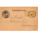 1900 Bodajk-gyógyfürdő, Római katolikus templom, Tófürdő, fürdőház. Jeszenszky Lajos kiadása, Art Nouveau, floral (EB)